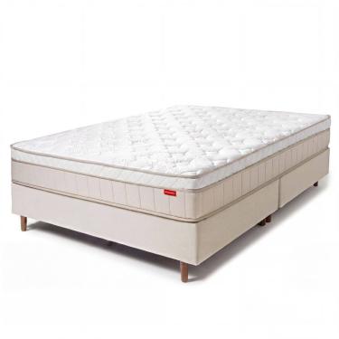 Imagem de Cama Box Queen Colchão Molas Ensacadas D28 Smart Spring BF Colchões