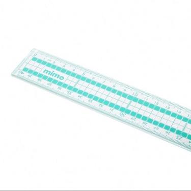 Imagem de Regua 40cm c/ Filete Metalico para Corte Mimo Crafts