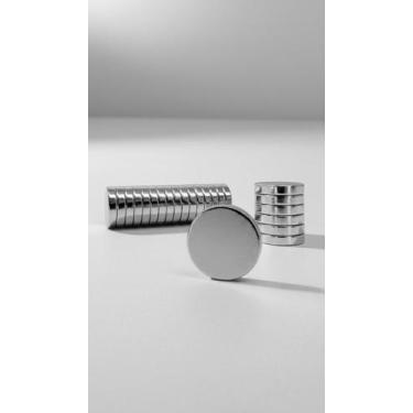 Imagem de Ímã Disco Neodímio Ø 10x2mm N35 20 Unidades - Congratulations Store