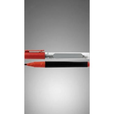 Imagem de Marcador Permanente Multiuso Vermelho Ponta Redonda 1mm - Congratulati