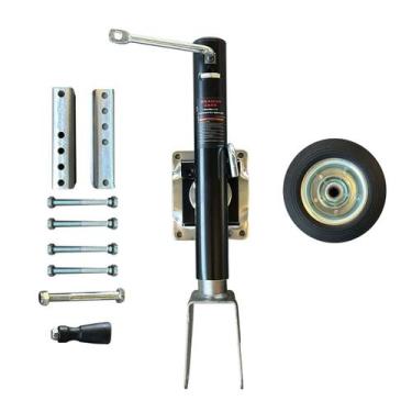 Imagem de Roda Pedestal Reboque Carreta 680kg / 1500 Lbs Escamoteável - Seariver
