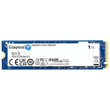 Imagem de SSD M.2 NVMe 1TB PCIe 4.0 Kingston NV3 Leitura 6000 MB/s