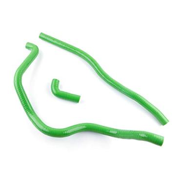 Imagem de LUXERAD Mangueira de silicone de arrefecimento para quadriciclo Performance 3 camadas 4,5 mm para Polaris Sportsman 400 500 2004 2005 (verde)