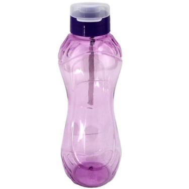 Imagem de Garrafa Squeeze Fit Plástico 600ml - Roxo  - Cb1098 - C3b