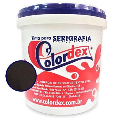Imagem de Tinta para Serigrafia Colordex Hidrocolor Cromia Preto (900ml)