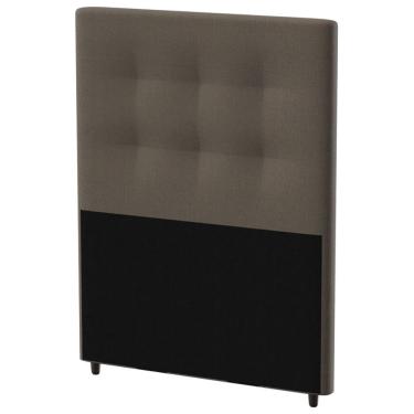 Imagem de Cabeceira para Cama de Solteiro Probel Texas em Tecido Suede