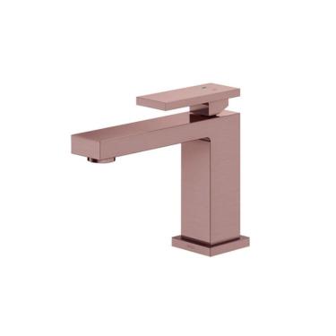 Imagem de Monocomando de mesa para lavatório bica baixa cobre escovado