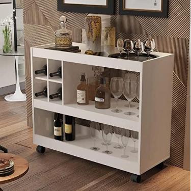 Imagem de Aparador Adega Bar JB 4050 Luxo cor Perola - JM Casa dos Moveis