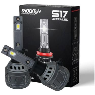 Imagem de Lâmpada Ultra Led Shocklight 55w S17 Nano H1 6000k C/ Canbus