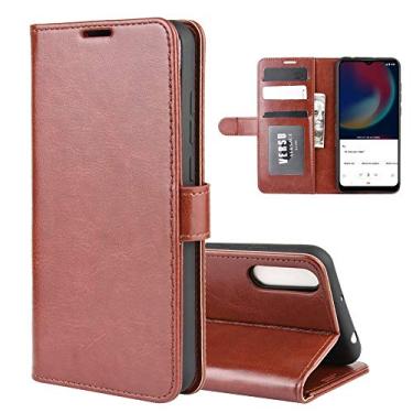 Imagem de YUNCHAO Caixa de telefone For Wiko view 4/4 lite R64 Texture Single Horizontal Flip Protective Case with Holder & Card Slots & Wallet& Photo Frame capa para celular