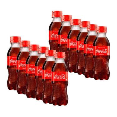 Imagem de Kit 12 Refrigerante Coca Cola Pet 200ml