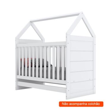 Imagem de Berço Minicama Montessoriano Americano Branco