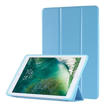 Imagem de Capa protetora inteligente com suporte ultrafino para iPad Pro12.9 Pro11 Pro10.5 Pro9.7 iPad 10.9 Ipad Mini 1 2 3 4 5 6 Ipad 5 6 6 iPad 5 6 (iPad Pro 9.7, azul celeste)