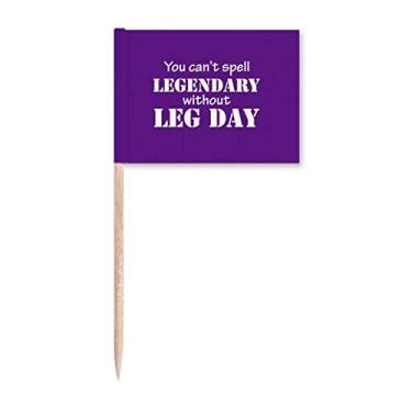 Imagem de Palito de Dente com Palito de Leitura Palito de Palito de Dentes Marcador Topper Decoração de Festa