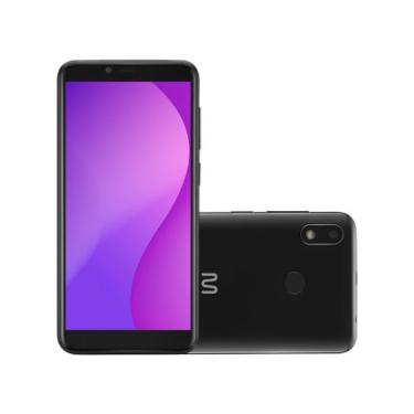 Imagem de Smartphone Multilaser G 4G 16GB Tela 5.5 Processador Octa Core Sensor de Digitais Android 9.0 GO Preto - P9095OUT [Reembalado] P9095OUT