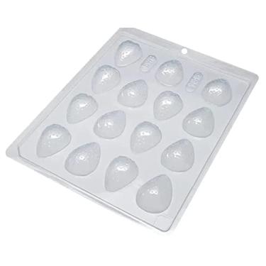 Imagem de 10 Formas Acetato Bwb P/Chocolate Bombom Morango 13g Cod146
