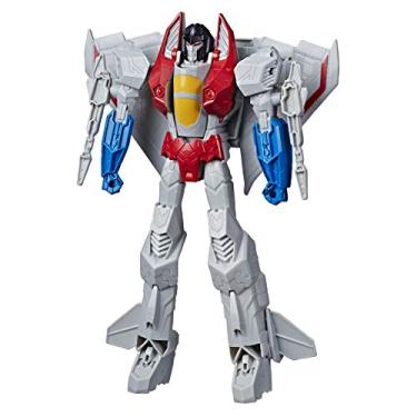 Imagem de Figura Transformers Authentics Titan Changer Starscream - E7421 - Hasbro, Cinza e vermelho