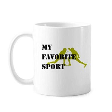 Imagem de Like Sports Fitness Balanced Esgrima Caneca Cerâmica Café Porcelana Copo Mesa