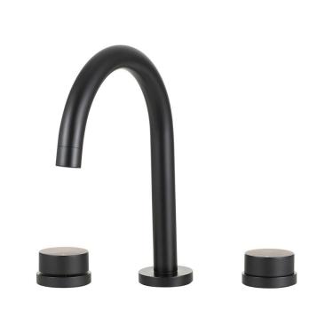 Imagem de Torneira Para Banheiro Misturador Duplo Comando Choró Pingoo.casa - Preto