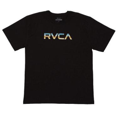 Imagem de Camiseta Rvca Krome Plus Size Masculina Preto