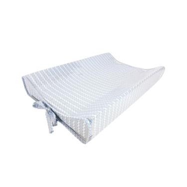 Imagem de Trocador Americano Chevron Azul, Cinza e Branco - Incrível! Bebê Querido