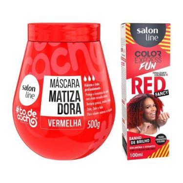 Imagem de Kit Vermelhão Do Poder + Color Express Fun Fancy Red Salon Line
