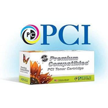 Imagem de Cartucho de toner compatível com a marca PCI para Okidata 43865717 C6150 Cartucho de toner amarelo 6K Rendimento