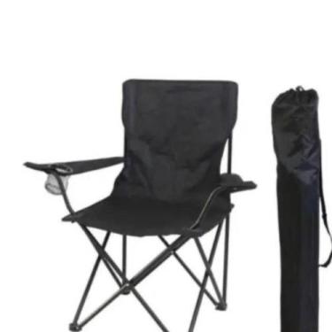 Imagem de Cadeira Dobrável Em Aço,Camping,Pesca Com Bolsa E Porta Copo - Nautika