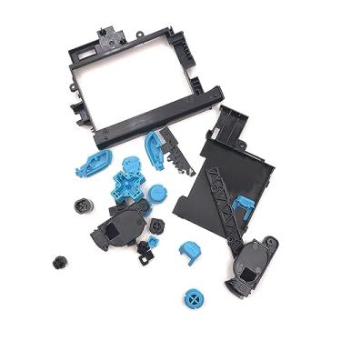 Imagem de 1 conjunto de botões completos de plástico para Nintendo NEW 2DS XL LL, Replacemnet ABXY L R ZL ZR D Pad Botão Cruzado