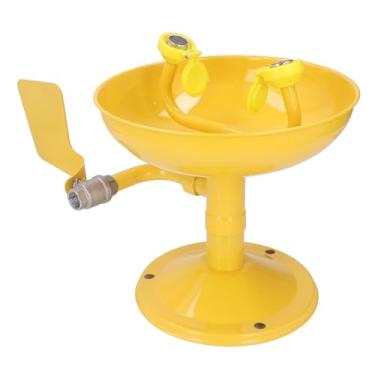 Imagem de Estação de Lavagem Ocular Dupla Montada na Parede Com Aço Inoxidável 304, Dispositivo de Lavagem Ocular de Emergência para Objetos de Contato