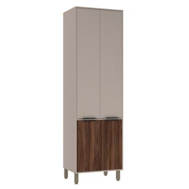 Imagem de Paneleiro Simples 70cm 4 Portas Stylo Luciane Móveis Cinammon-cinammon-escarlate