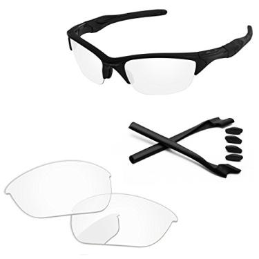 Imagem de PapaViva Lentes de substituição e kits de borracha para armação de óculos de sol Oakley Half Jacket 2.0 OO9144, Transparente., Half Jacket 2.0