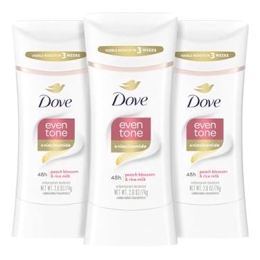 Imagem de Dove Desodorante antitranspirante para pele irregular e tonalidade rejuvenescedora para sensação fresca durante todo o dia, 73 g, pacote com 3