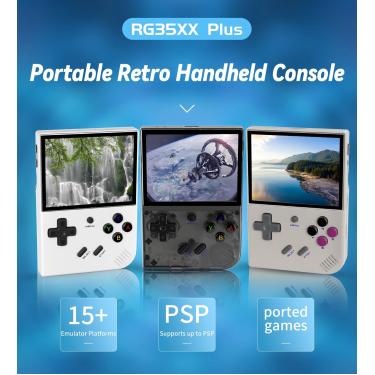 Imagem de Anbernic RG35XX PLUS Handheld Game Console  Console de Video Game Portátil Retro  Presentes Jogador