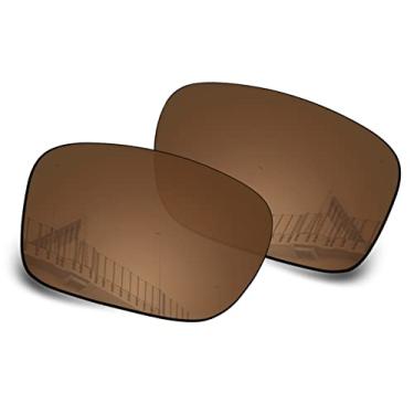 Imagem de Well-aimed Lentes de substituição compatíveis com óculos de sol Oakley Holbrook XL - Marrom polarizado