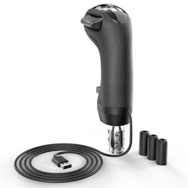 Imagem de USB American Truck Simulator Shifter, Gearshift Knob Fit for ATS & ETS2 Games, PC Sim Shifter Compatible with Logitech G25 G27 G29 G920 Thrustmaster TH8A Fanatec