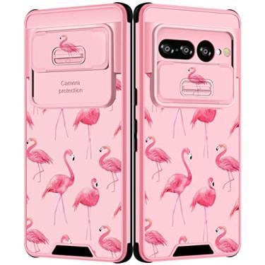 Imagem de Goocrux Capa para Google Pixel 7 Pro flamingos para mulheres linda capa de telefone rosa feminina bonito design de animal estética com capa de câmera deslizante capas modernas exclusivas para Galaxy Pixel 7 Pro 5G 6,7 polegadas