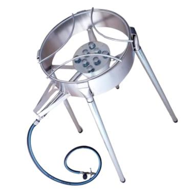 Imagem de FOGAREIRO 1 BOCA CROMADO ALTA PRESSÃO DESMONTÁVEL PARA TACHO DISCO DE ARADO