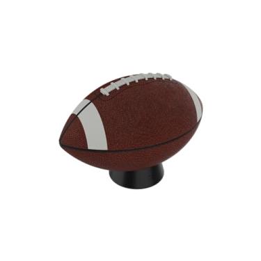 Imagem de Suporte De Mesa Compativel Com Bola De Futebol Americano (Preto)