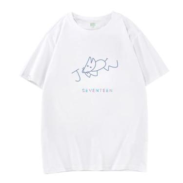 Imagem de Camiseta Seventeen Japan Dome Tour Concert Star Style Support Camiseta estampada algodão camisetas tamanho grande, Wonwoo, G