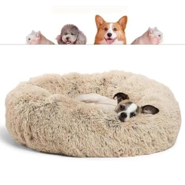 Imagem de CAMINHA DONUT NUVEM PET PELUCIA G REDONDA CAMA PELUCIADA NINHO CASINHA CASA COLCHONETE Cachorros E Gatos NUVEM FUNDO ANTIDERRAPANTE IMPERMEAVEL QUALIDADE PREMIUM 60CM (MARROM)