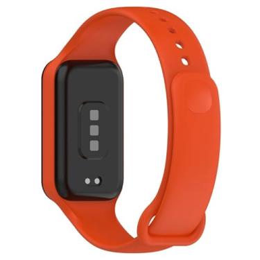 Imagem de Pulseiras de silicone NSmart compativeis com Redmi Smart Band 2 (BAND 2, Laranja)