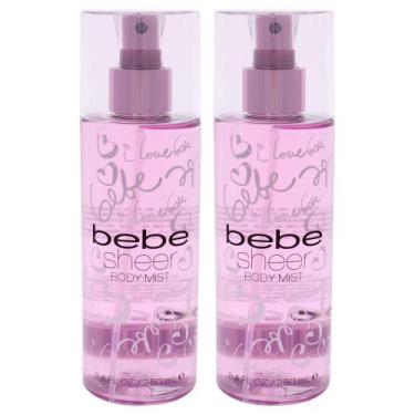 Imagem de Perfume Bebe Sheer Para Mulheres Body Mist 250 Ml - Pacote Com 2