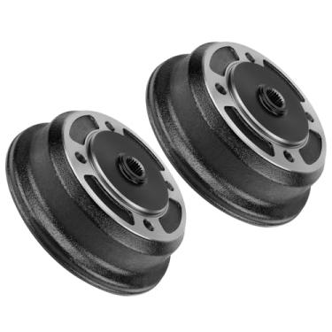 Imagem de JAVIK Cubo de tambor de freio traseiro esquerdo e direito 41038-0035 para Kawasaki Mule 3000 3010 4010 4000 3020 2510 KAF620 KAF950 2001-Up (2 peças)