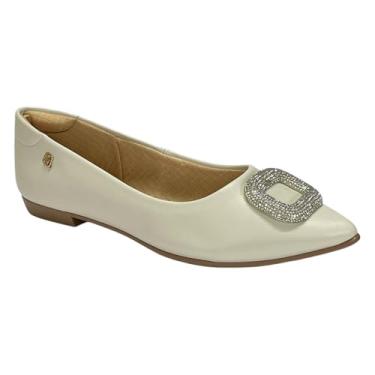 Imagem de Sapatilha Santinelli Stass Bico Fino 1266-701 Off White