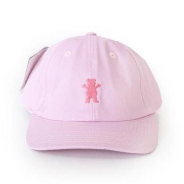 Imagem de Boné Grizzly Dad Hat OG Bear - Rosa-Unissex