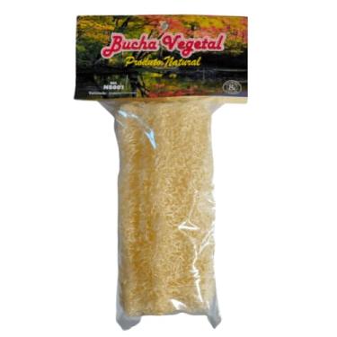 Imagem de Bucha Vegetal Natural Pedaço - Peça de Limpeza Ecológica, Ideal para Banho e Esfoliação da Pele, Produto Sustentável Esponja Para Tomar Banho
