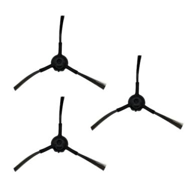 Imagem de Kit 3un Escova Rotativa Frontal Esquerda Compatível com Robô Aspirador WAP W400 FW009251