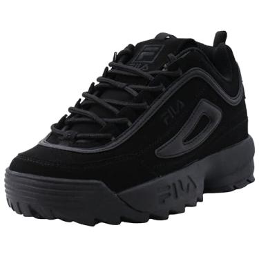 Imagem de Fila Tênis fashion masculino Strada Disruptor, preto/preto, 45, Preto/Preto/Preto, 45