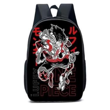 Imagem de MOCHILA ESCOLA INFANTIL JUVENIL ANIME ONE PIECE LUFFY-Unissex